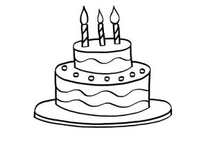 Coloriage A Imprimer Gateau Coloriage à Imprimer Un Gâteau