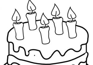 Coloriage A Imprimer Gateau Dessin Gateau D Anniversaire 3 Ans