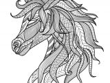 Coloriage à Imprimer Gratuit Animaux Difficile Portrait D Une Tªte De Licorne Mandala   Rendre Vivant Avec