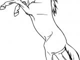 Coloriage à Imprimer Gratuit Cheval Coloriage Cheval Qui Se Cabre