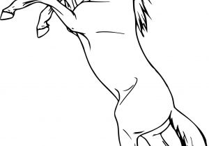 Coloriage à Imprimer Gratuit Cheval Coloriage Cheval Qui Se Cabre