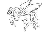 Coloriage à Imprimer Gratuit Cheval Volant Dessins Gratuits   Colorier Coloriage Cheval   Imprimer