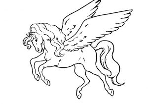 Coloriage à Imprimer Gratuit Cheval Volant Dessins Gratuits   Colorier Coloriage Cheval   Imprimer