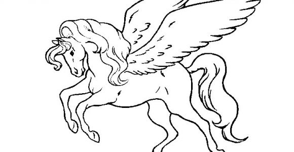 Coloriage à Imprimer Gratuit Cheval Volant Dessins Gratuits   Colorier Coloriage Cheval   Imprimer