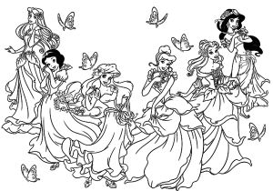 Coloriage A Imprimer Gratuit Disney Princesse Coloriages Princesses Disney Gratuits à Imprimer Imprimer