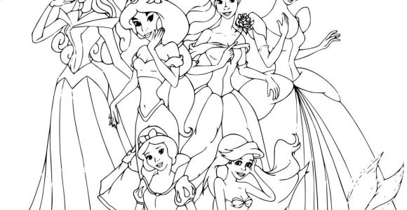Coloriage A Imprimer Gratuit Disney Princesse New Princesse Disney Coloriage