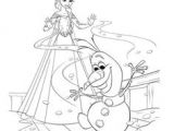 Coloriage à Imprimer Gratuit Elsa La Reine Des Neiges Disney Frozen Olaf I Like Warm Hugs by Studiomarshallarts