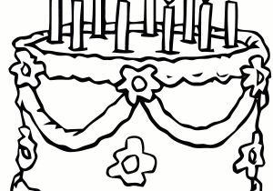 Coloriage A Imprimer Gratuit Gateau Anniversaire Coloriage En Ligne Gratuit Gateau Anniversaire