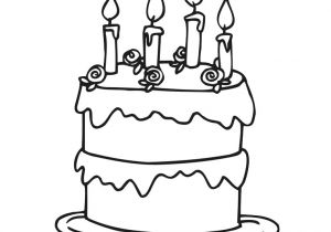 Coloriage A Imprimer Gratuit Gateau Anniversaire Dessin En Ligne Gateau Anniversaire