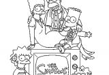 Coloriage à Imprimer Gratuit Simpson Image Drapeau Anglais   Imprimer