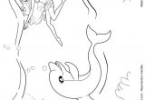 Coloriage à Imprimer Gratuit Sirene Et Dauphin 31 Dessins De Coloriage Barbie Sir¨ne   Imprimer