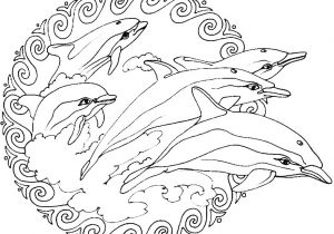 Coloriage à Imprimer Gratuit Sirene Et Dauphin Dessins Gratuits   Colorier Coloriage Mandalas Animaux   Imprimer