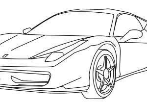Coloriage à Imprimer Gratuit Voiture De Course Coloriage Voiture De Course Ferrari Dessin Jecolorie