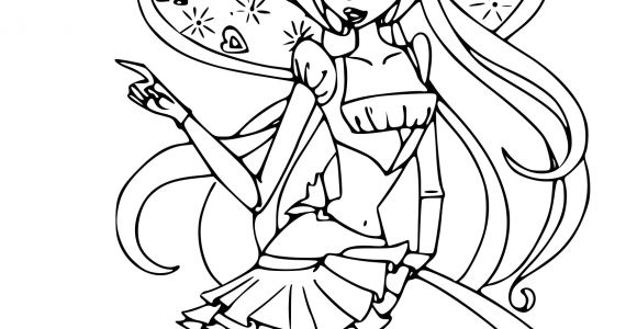 Coloriage A Imprimer Gratuit Winx Nouveau Coloriage De Winx Enchantix Gratuit A Imprimer