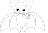 Coloriage A Imprimer Halloween Chauve souris Coloriage Halloween Chauve souris