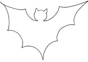 Coloriage A Imprimer Halloween Chauve souris Pochoir Chauve souris À Imprimer Halloween