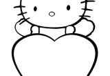 Coloriage à Imprimer Hello Kitty Coeur Coloriage Coeur Hello Kitty Dessiné Par Nounoudunord