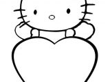 Coloriage à Imprimer Hello Kitty Coeur Coloriage Coeur Hello Kitty Dessiné Par Nounoudunord