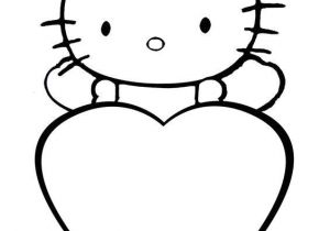 Coloriage à Imprimer Hello Kitty Coeur Coloriage Coeur Hello Kitty Dessiné Par Nounoudunord