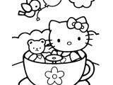 Coloriage à Imprimer Hello Kitty Coeur Coloriage Hello Kitty Avec Un Coeur A Imprimer