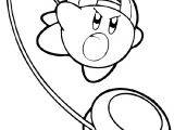 Coloriage à Imprimer Kirby Kirby Joue Au Yo Yo Est Un Coloriage De Kirby