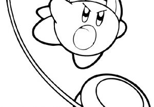 Coloriage à Imprimer Kirby Kirby Joue Au Yo Yo Est Un Coloriage De Kirby