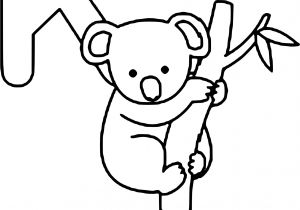Coloriage A Imprimer Koala Coloriage Koala Alphabet à Imprimer