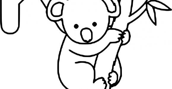 Coloriage A Imprimer Koala Coloriage Koala Alphabet à Imprimer
