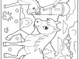 Coloriage A Imprimer La Ferme Coloriage La Ferme Cheval Poney Enfant Maternelle