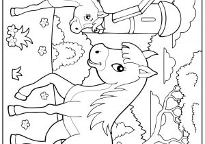 Coloriage A Imprimer La Ferme Coloriage La Ferme Cheval Poney Enfant Maternelle
