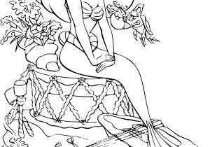 Coloriage A Imprimer La Petite Sirene Coloriage La Petite Sirène Noel à Imprimer