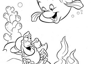 Coloriage A Imprimer La Petite Sirene Coloriage Les Amis De Ariel La Petite Sirene Jecolorie