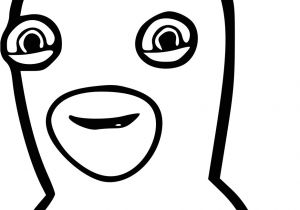 Coloriage à Imprimer Lapin Cretin Coloriage Lapin Crétin à Imprimer