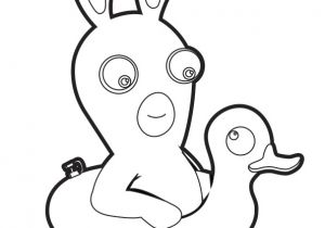 Coloriage à Imprimer Lapin Cretin Coloriage Lapin Cretin