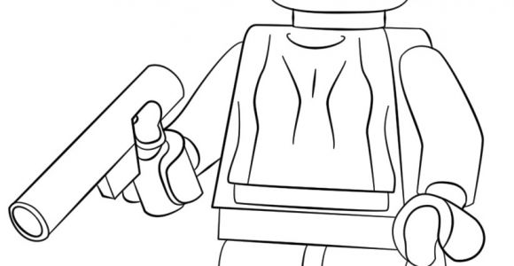 Coloriage à Imprimer Lego Minecraft Coloriage Lego Star Wars Princess Leia Dessin   Imprimer