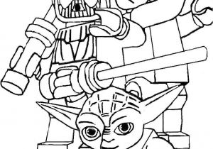 Coloriage à Imprimer Lego Star Wars Coloriage Lego Star Wars Yoda Dessin