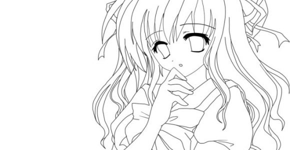 Coloriage A Imprimer Manga Fille Coloriage   Imprimer Manga Pour Fille