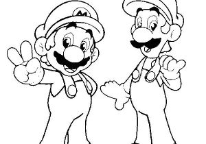 Coloriage A Imprimer Mario Et Luigi Coloriage 12 Dessin Luigi