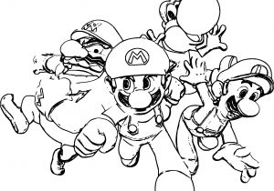 Coloriage à Imprimer Mario Et Ses Amis Evo Magz V4 7