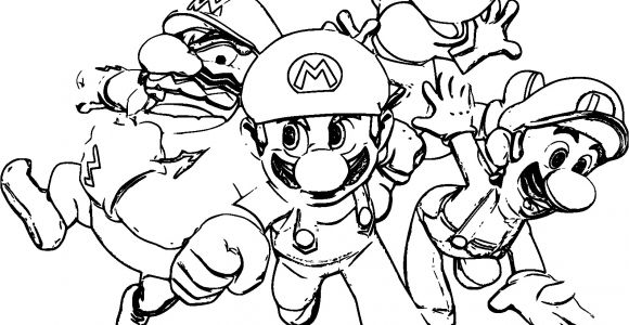 Coloriage à Imprimer Mario Et Ses Amis Evo Magz V4 7