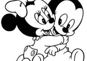 Coloriage à Imprimer Mickey Et Minnie Bebe Baby Disney Coloring Pages