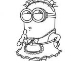 Coloriage à Imprimer Minion Kevin Minions Tegninger Til Farvel¦gning Printbare Farvel¦gning for B¸rn