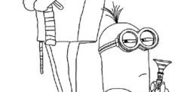Coloriage à Imprimer Minion Moi Moche Et Méchant Two Minions Armed Despicable Me 2 Coloring Pages