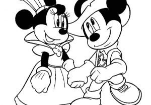 Coloriage à Imprimer Minnie Et Mickey Sélection De Dessins De Coloriage Mickey   Imprimer Sur Laguerche