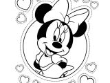 Coloriage à Imprimer Minnie Gratuit Coloriage Minnie Mouse