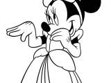 Coloriage à Imprimer Minnie Gratuit Minnie Mouse Coloring Pages for Kids Printable Line Coloring 35