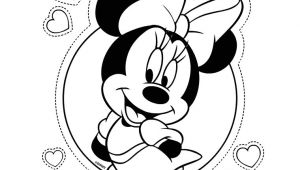 Coloriage à Imprimer Minnie Mouse Coloriage Minnie Mouse