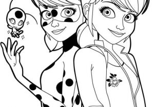 Coloriage à Imprimer Miraculous Ladybug Coloriage Ladybug Et Marinette De Miraculous Ladybug à