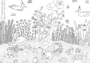 Coloriage à Imprimer Nature Unique Coloriage De foret A Imprimer