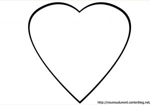 Coloriage à Imprimer Net Coloriage De Coeur D Amour